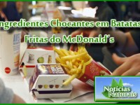 ingredientes chocantes em batatas fritas do mcdonalds