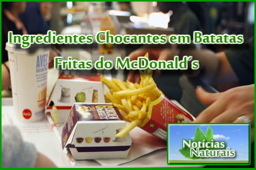 ingredientes chocantes em batatas fritas do mcdonalds