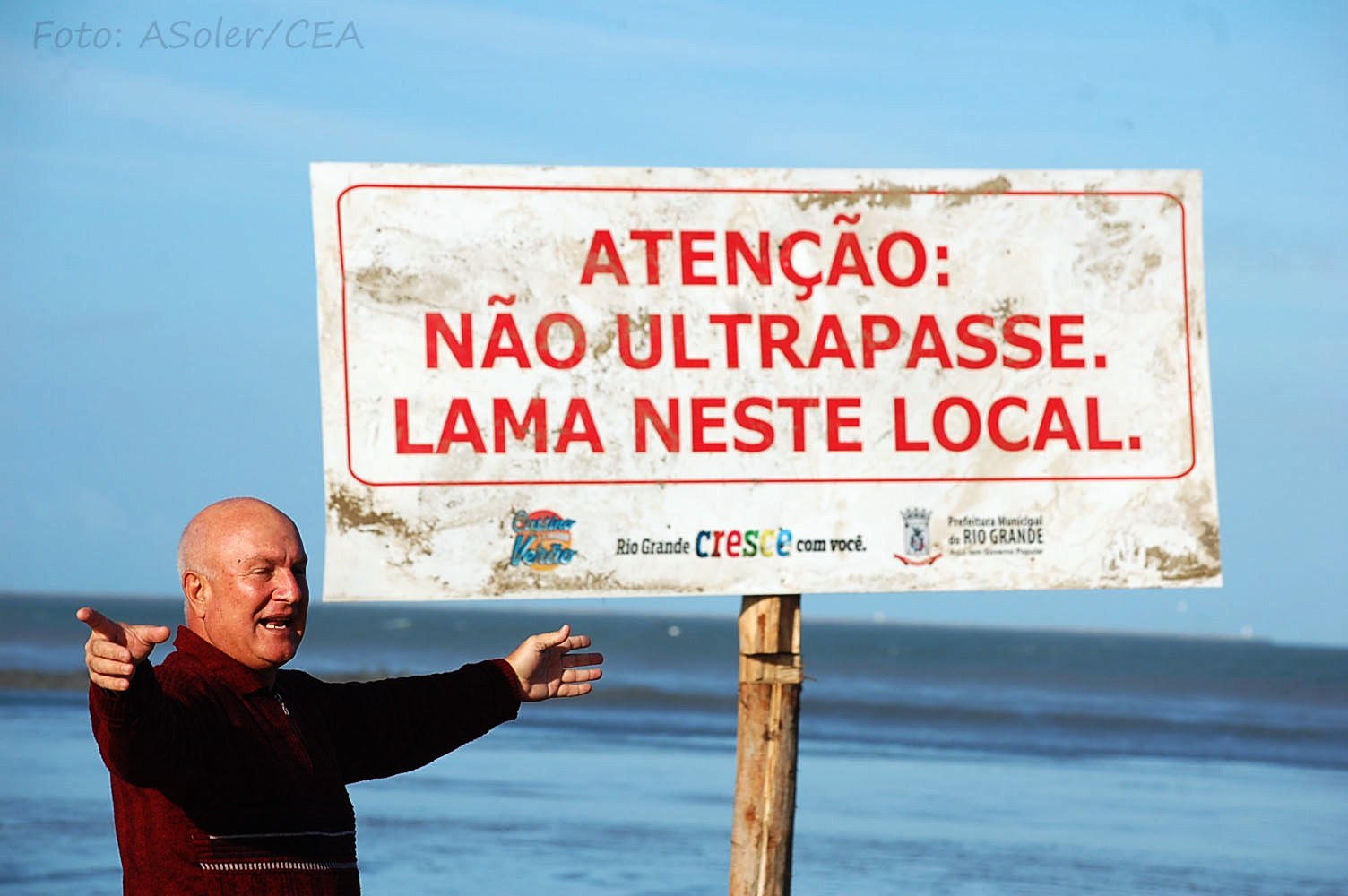 Praia do Cassino, Rio Grande/RS. Foto: Antonio Soler/CEA.