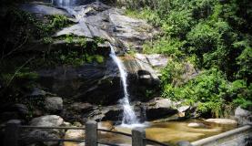  a visita guiada ao Parque Nacional da Tijuca. Na foto, a Cascatinha Taunay, que integra o roteiro (Tomaz Silva/Agência Brasil)