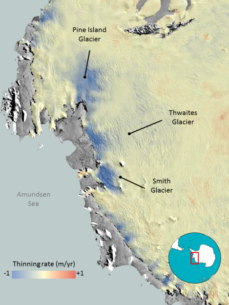 Cientistas registram aumento do degelo no oeste da Antártida